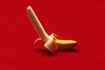 The banana symbolizes penis enlargement thanks to exercise.